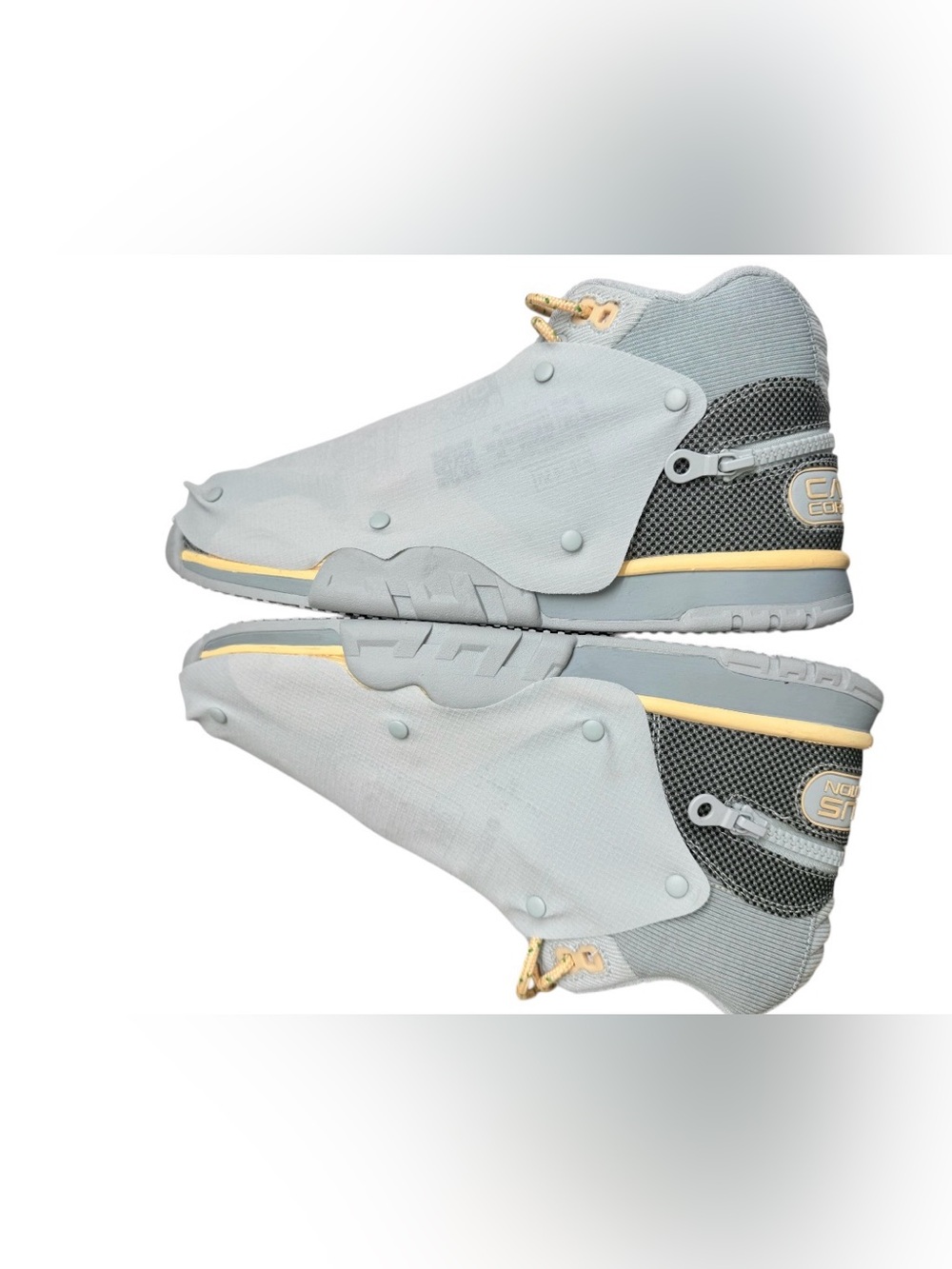 Nike Men's Mint Green and Gold Slip-On Sneaker - Picture 8 of 14